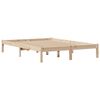 vidaXL Massivholzbett ohne Matratze 120x190 cm Kiefernholz