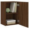 vidaXL TV-Wandschr&auml;nke 2 Stk. Braun Eiche-Optik 40,5x30x60 cm