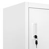 vidaXL Schlie&szlig;fachschrank mit 9 F&auml;chern Stahl 90x45x180 cm Grau