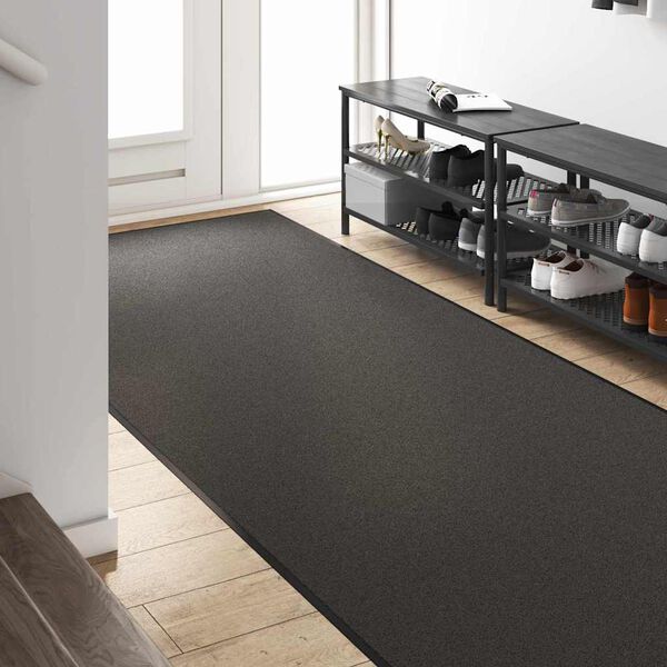 vidaXL Fu&szlig;matte Sonstiges Anthrazit und Schwarz 120 x 250 cm