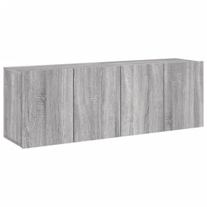 vidaXL TV-Wandschr&auml;nke 2 Stk. Grau Sonoma 60x30x41 cm