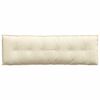 vidaXL R&uuml;ckenkissen Creme 160 x 50 cm Cordstoff