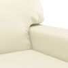 vidaXL Sessel Creme 60 cm Kunstleder