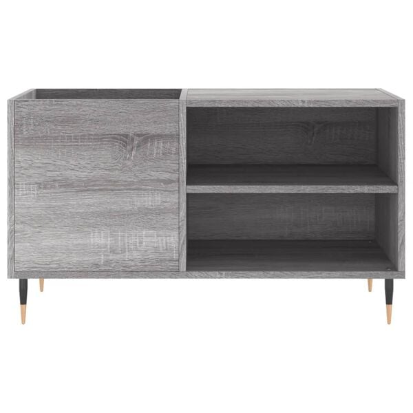 vidaXL Plattenschrank Grau Sonoma 85x38x48 cm Holzwerkstoff