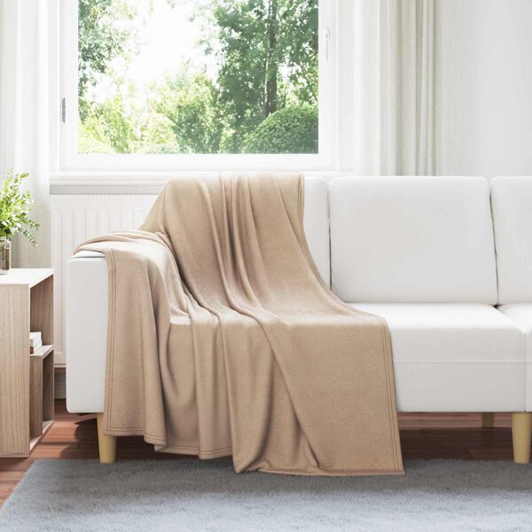 vidaXL Wohndecken 6 pcs Kamel 170 x 130 cm Fleece