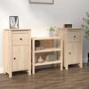 vidaXL Sideboards 2 Stk. 40x35x80 cm Massivholz Kiefer