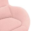 vidaXL Eiersessel Rosa 63 x 73 x 90 cm Stoff