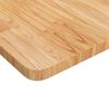vidaXL Werkbank Hellbraun 100x60x(71,5-98) cm Massivholz Eiche