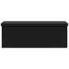 vidaXL Sitzbank mit Stauraum Faltbar Schwarz PVC