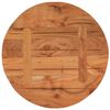 vidaXL Tischplatte &Oslash;60x3,8 cm Rund Massivholz Akazie