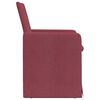 vidaXL Esszimmerst&uuml;hle 2 pcs Weinrot 57 x 67 x 95 cm Stoff