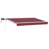 vidaXL Manueller Markisenrahmen mit LEDs 3,5 x 2 m