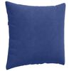 vidaXL Sofakissen 2 St&uuml;ck Polizeiblau 50 x 50 cm Cordstoff