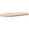 vidaXL Tischplatte 90x45x2,5 cm Massivholz Kiefer Oval