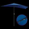 vidaXL Garten-Sonnenschirm Azurblau 294 x 150 x 223 cm