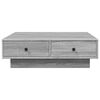 vidaXL Couchtisch Grau Sonoma 90x90x28 cm Holzwerkstoff
