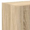 vidaXL TV-Wandschrank mit LED-Leuchten Sonoma-Eiche 80x35x41 cm