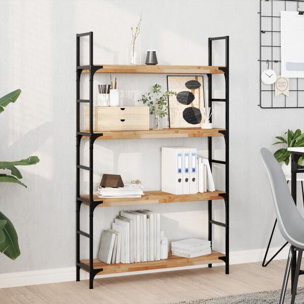vidaXL Schweberegal 100x20x4 cm Massivholz Akazie &Ouml;lbehandelt
