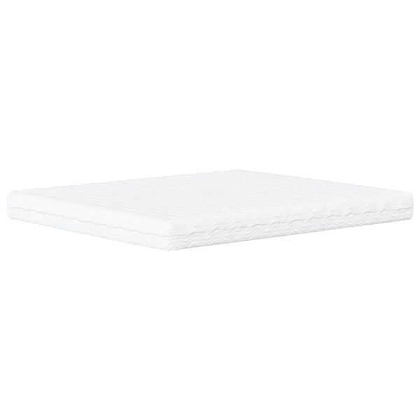 vidaXL Schaumstoffmatratze Wei&szlig; 180x210 cm H&auml;rtegrad H2 H3