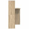 vidaXL Schreibtisch Sonoma-Eiche 131,5 x 50 x 106,5 cm Holzwerkstoff