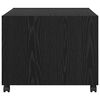 vidaXL Couchtisch Schwarz Eichen-Optik 55 x 55 x 45 cm Holzwerkstoff