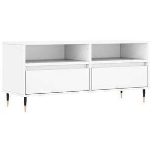 vidaXL TV-Schrank Wei&szlig; 100x34,5x44,5 cm Holzwerkstoff