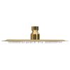 vidaXL Regenbrause Edelstahl 20 cm Rund Golden
