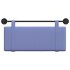 vidaXL H&auml;ngevorderseite Wandmontiert Jeans blau 110 x 55 x 5 cm Stoff