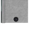 vidaXL LED-Bad-Spiegelschrank Betongrau 62x14x60 cm