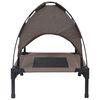 vidaXL Hundebett Braun 62 x 48 x 61 cm Stahl