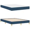 vidaXL Boxspringbett mit Matratze Blau 140 x 190 cm Stoff