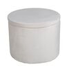Venture Home Hocker Dunken 51x51x43 cm Samt Beige