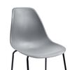 vidaXL 5-tlg. Bar-Set Kunststoff Grau
