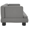 vidaXL Kindersofa Grau 60x40x30 cm Kunstleder