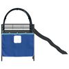 vidaXL Kinder-Etagenbett Schwarz und Blau 90 x 200 cm Metall