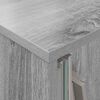 vidaXL Magazinregal Graues Sonoma 35 x 30 x 45 cm