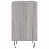 vidaXL Badschrank Grau Sonoma 80x33x60 cm Holzwerkstoff