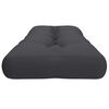 vidaXL Palettenkissen Anthrazit 120x40x12 cm Stoff