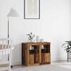 vidaXL LED-Sideboard 2 pcs Altholz 41 x 37 x 67 cm Holzwerkstoff