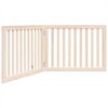 vidaXL Hundegitter Faltbar 2 Paneele 160 cm Pappelholz