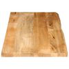 vidaXL Tischplatte mit Baumkante 140x60x2,5 cm Massivholz Mango