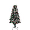 vidaXL Künstlicher Weihnachtsbaum mit 300 LEDs mit Ständer Grün 180 cm