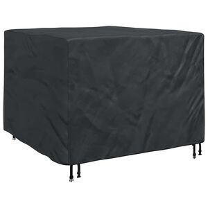vidaXL M&ouml;belbezug Schwarz 135 x 135 x 90 cm 420D Oxford-Gewebe