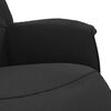 vidaXL Relaxsessel mit Fu&szlig;teil Schwarz Stoff