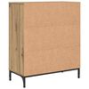 vidaXL Sideboard Artisan-Eiche 69,5 x 33 x 82 cm Holzwerkstoff
