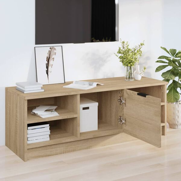 vidaXL TV-Schrank Sonoma-Eiche 102x35,5x36,5 cm Holzwerkstoff