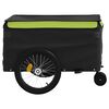 vidaXL Fahrradanh&auml;nger Schwarz und Gr&uuml;n 45 kg Eisen