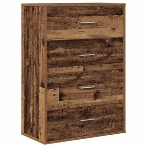 vidaXL Sideboard Altholz 60 x 31 x 84 cm Holzwerkstoff