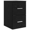 vidaXL Badezimmerschrank Inzwischen Schwarze Eiche 30 x 35 x 50 cm