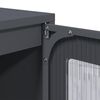 vidaXL Highboard Anthrazit 68x39x123 cm Stahl